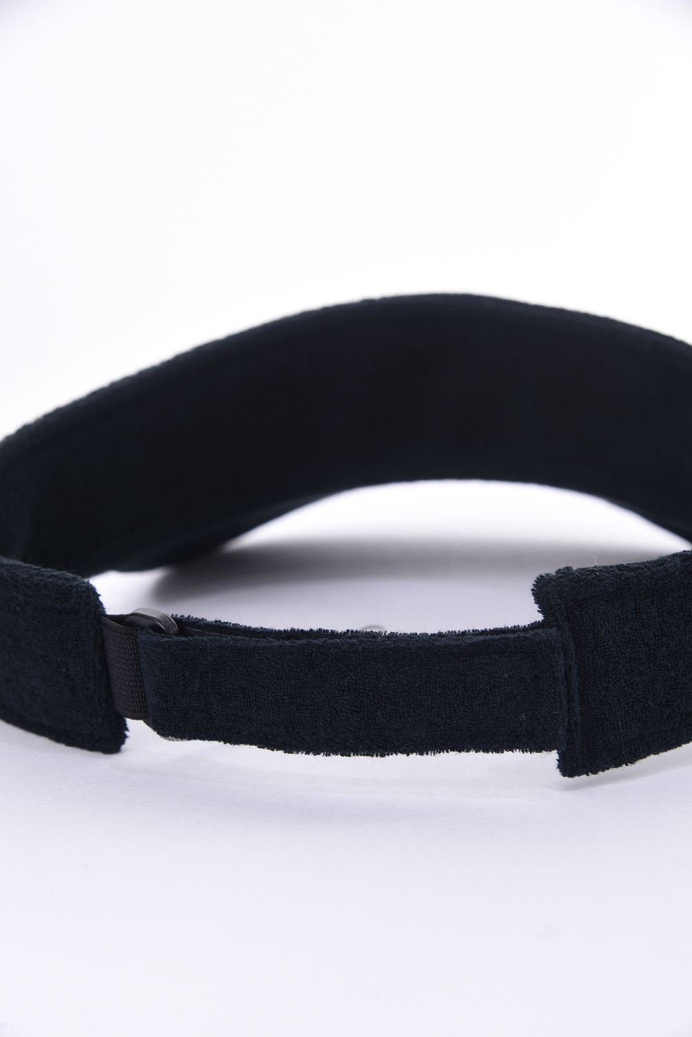 PILE VISOR / ルチャロゴ 刺繍 パイル サンバイザー (ブラック)