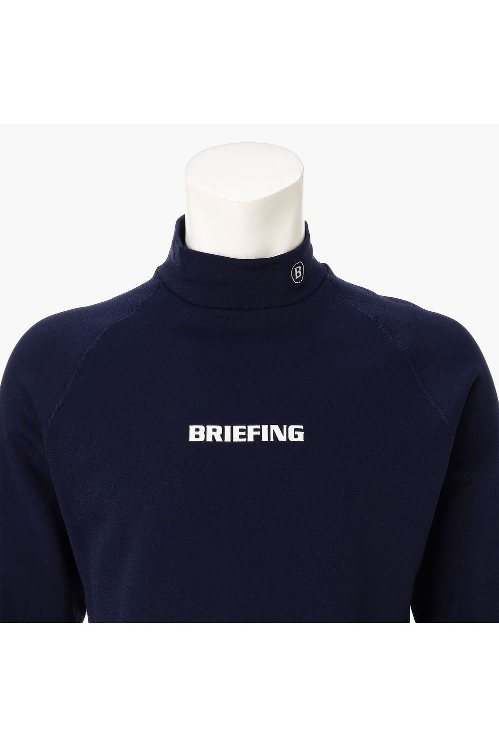 【26AW】 MEN’S WARM LS HIGHNECK / 秋冬仕様 起毛素材 ベーシック 長袖モックネックTシャツ (ネイビー)