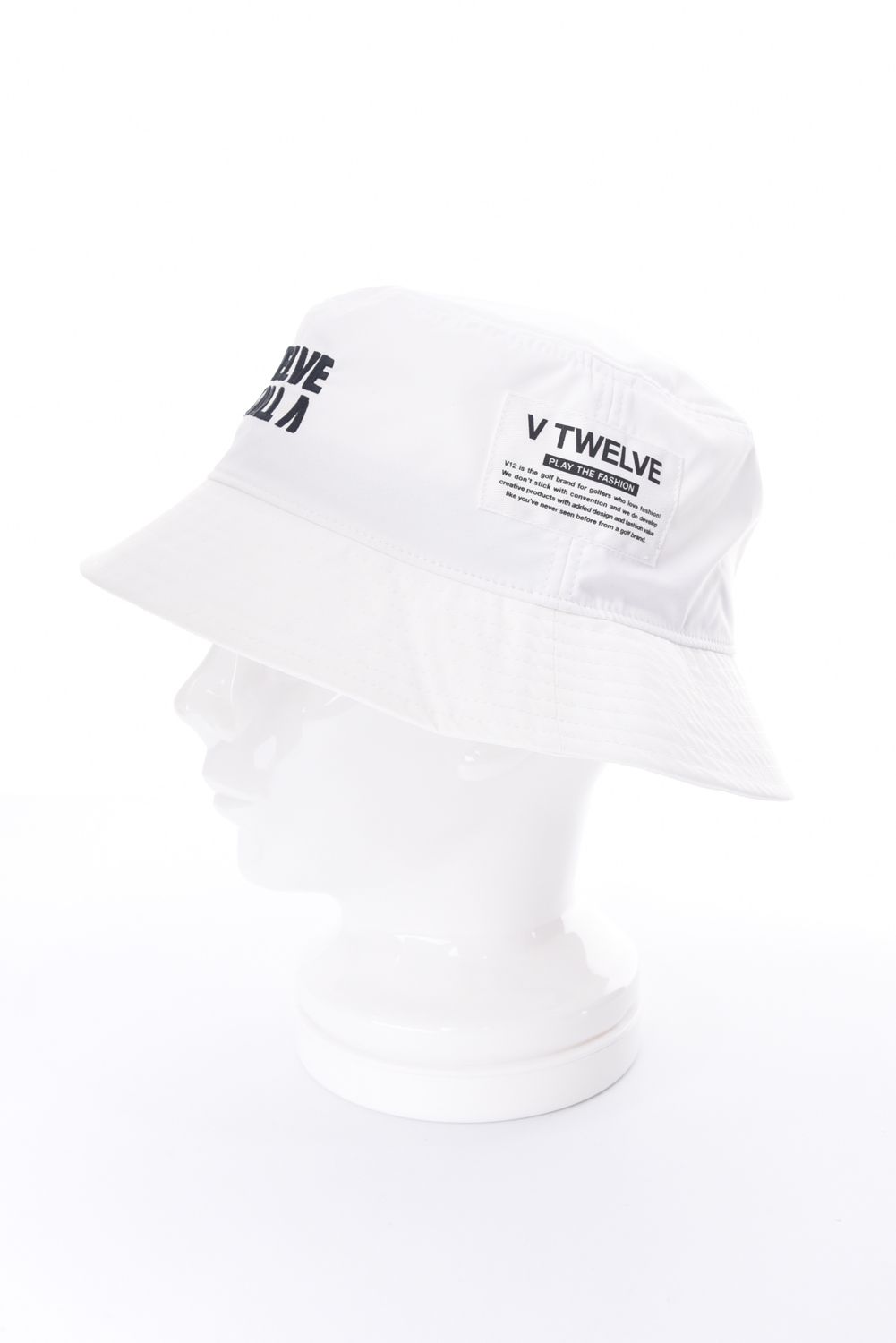 【26SS】 INVERT HAT / ブランドロゴ刺繍 バケットハット (ホワイト)