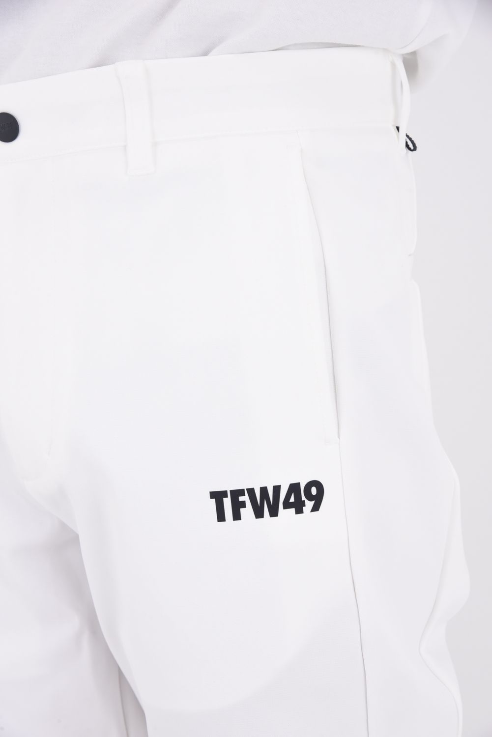 【25AW】 MULTI PURPOSE BLOUSON / ダンボール素材 異素材切り替え ストレッチロングパンツ (ホワイト/ライトグレー)