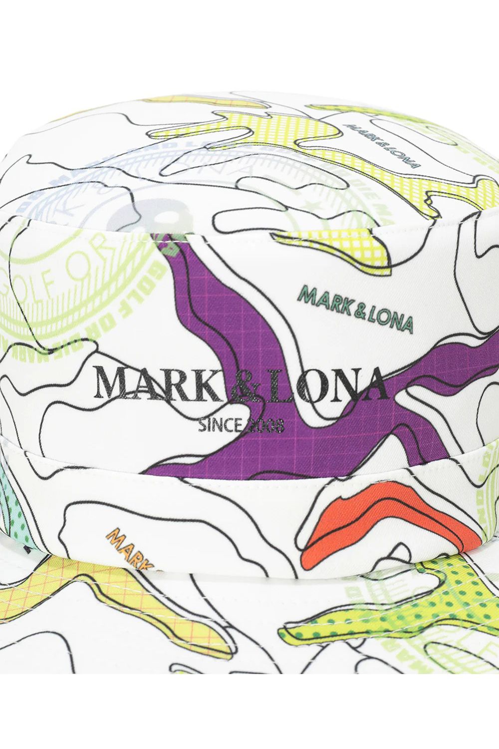 【26SS】 AXON CAMO FIELD HAT / ポリエステルツイル カモフラージュプリント サファリハット (ホワイト)