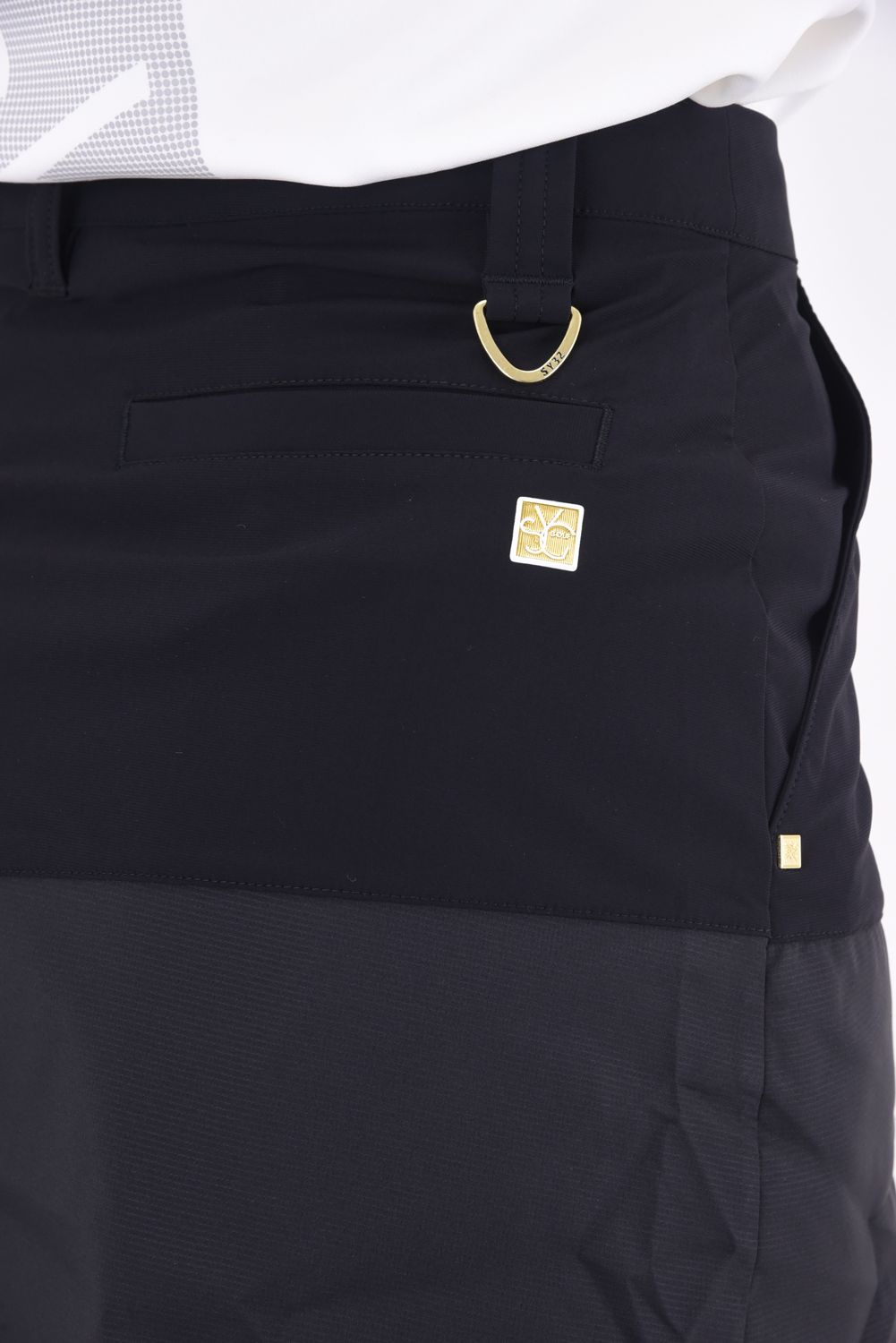 【レディース】CARVICO STRETCH PLEATS SKIRT / カルビコ生地 ストレッチ プリーツスカート (ブラック)*