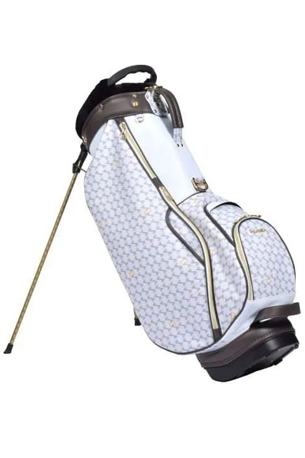 【26SS】【銀行振込・代金引換不可】【返品・交換不可】 PAVO (パーヴォー) / ブランドオリジナルテキスタイル スタンドキャディバッグ (アクア)*