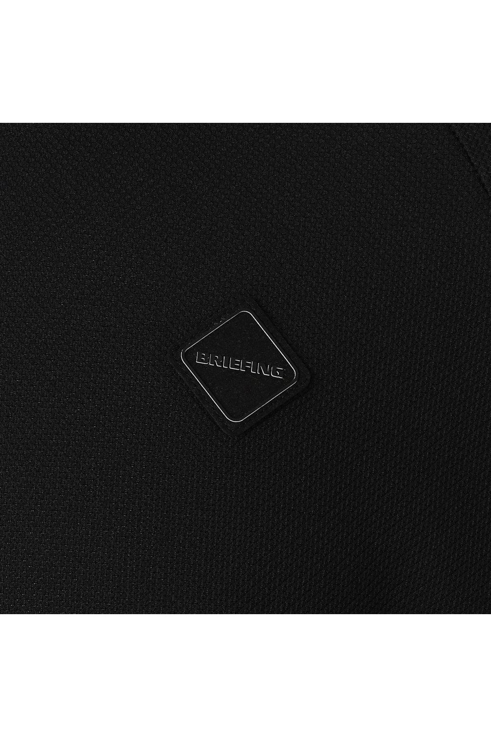 【26SS】 MEN'S LINE HIGHNECK RF / カノコ生地 ラインロゴテープ リラックスフィット モックネックTシャツ (ブラック)