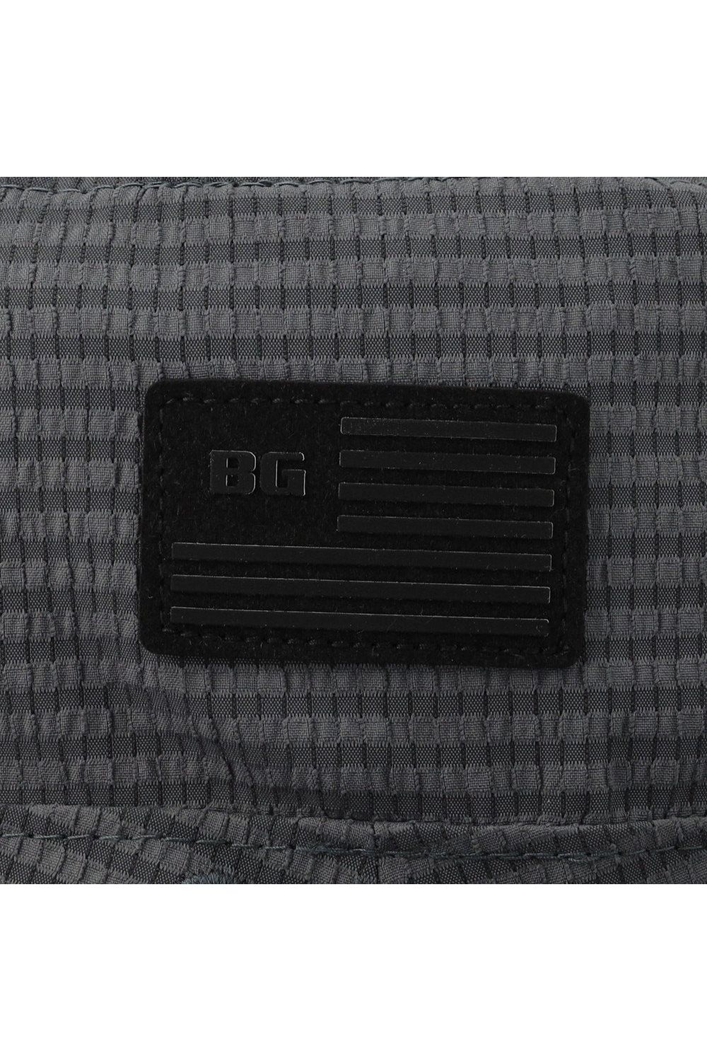 【26SS】 MEN’S SEERSUCKER WIDE HAT / シアサッカー ダイヤモンドロゴ ワイドハット (チャコール)