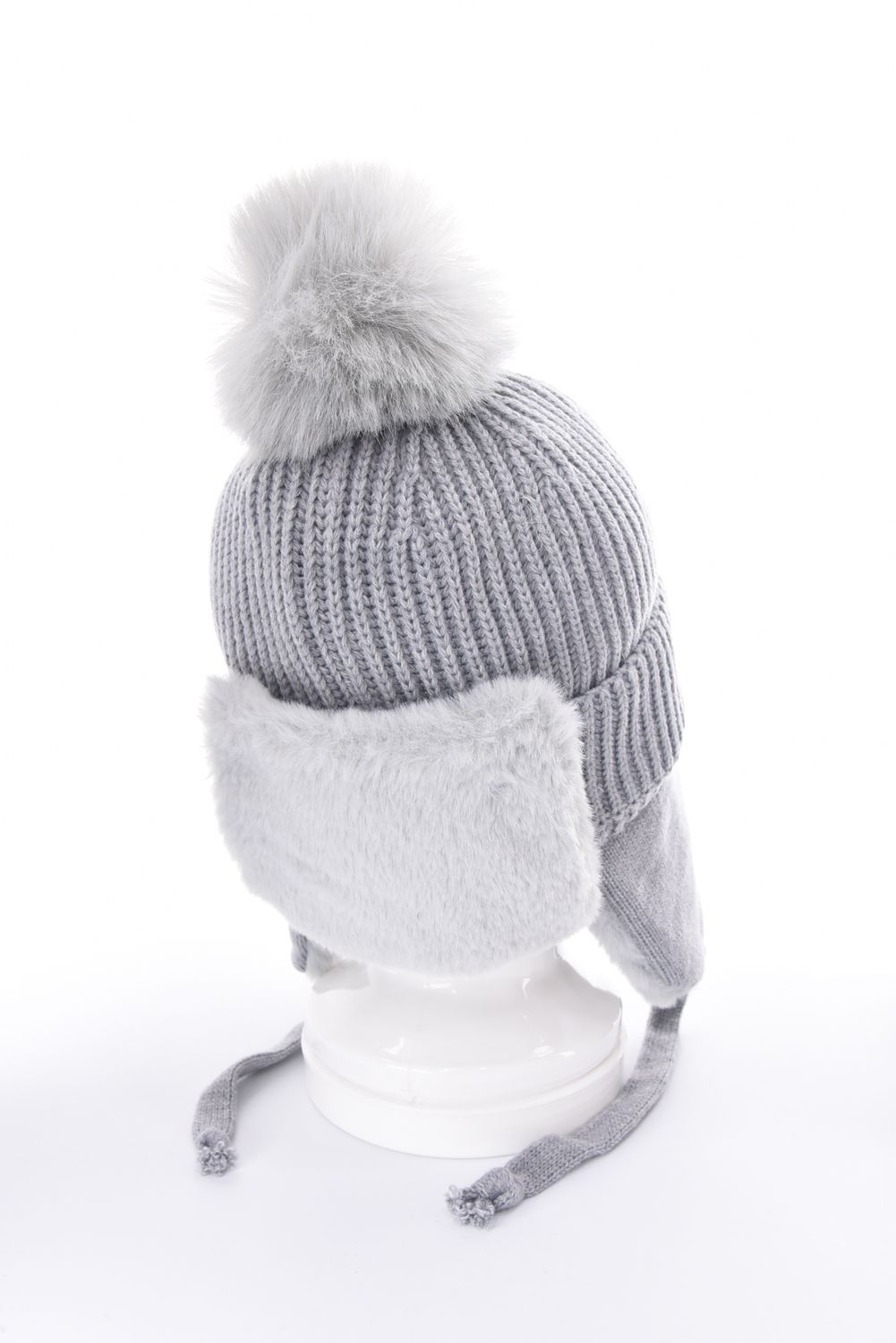 FUR YEAR KNIT CAP / ファーイヤー ニットキャップ (グレー)