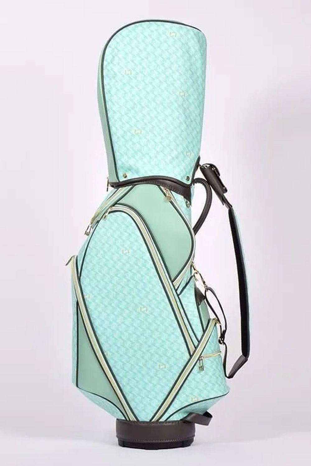 【銀行振込・代金引換不可】【返品・交換不可】  ORIOLA No.4 / ブランドオリジナルテキスタイル カートタイプ キャディバッグ （アブサン）*