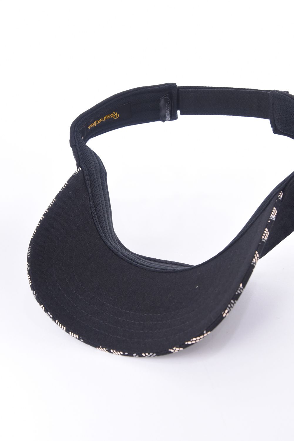 GM BRIM VISOR / ブランドロゴ刺繍 オリジナルテキスタイル サンバイザー (ブラック)