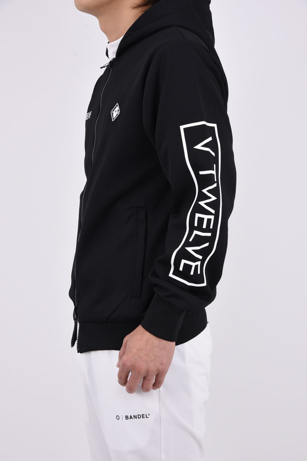【26AW】 OH SB PARKA / サイドボックスロゴ バックプリント ジップアップパーカー (ブラック)