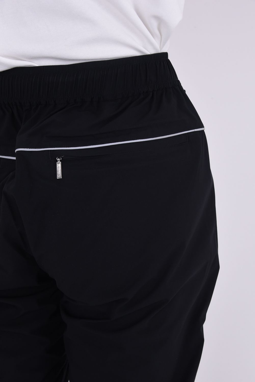 【26SS】 SPINNER PRO FLEX RAIN PANTS / ストレッチナイロンタフタ レインパンツ (薄型ポーチ付き) (ブラック)