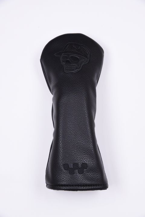 【26AW】 DVG SKULL ICON UT HEADCOVER / スカルアイコン ユーティリティカバー (ブラック）