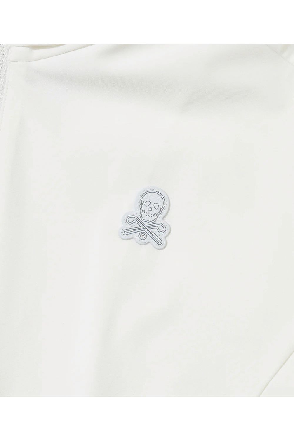 【26SS】【レディース】【T-LINE】 VELOCITY DUAL COLLAR PERFORMANCE JACKET / モノトーン ポリエステルトリコット ハイストレッチジャケット (ホワイト)