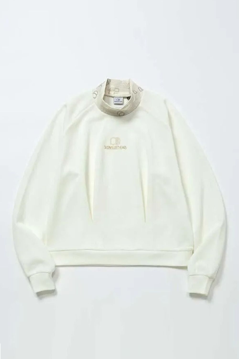 【26AW】【レディース】 DOUBLE FACE MOCK SHIRTS / ダブル フェイス モックネックシャツ (オフホワイト)*