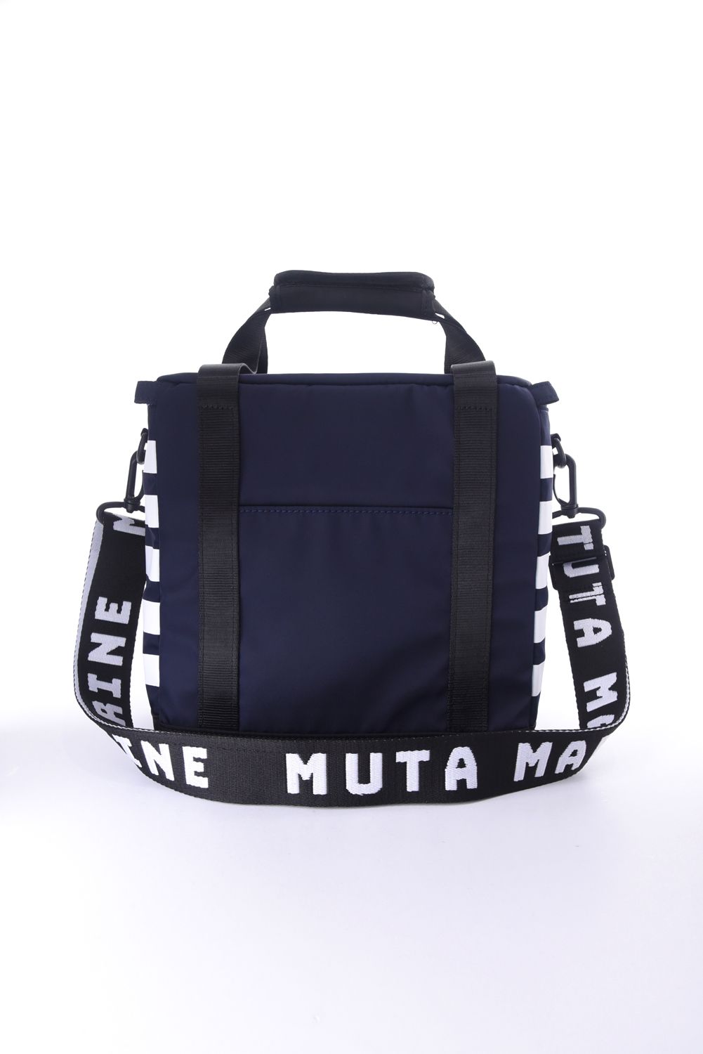 【26SS】 COOLER BAG / ボーダー保冷 ショルダーバッグ (ネイビー)