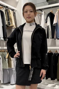 【26SS】【レディース】 HOODIE BLOUSON JK / フーディー ブルゾンジャケット (ブラック)*