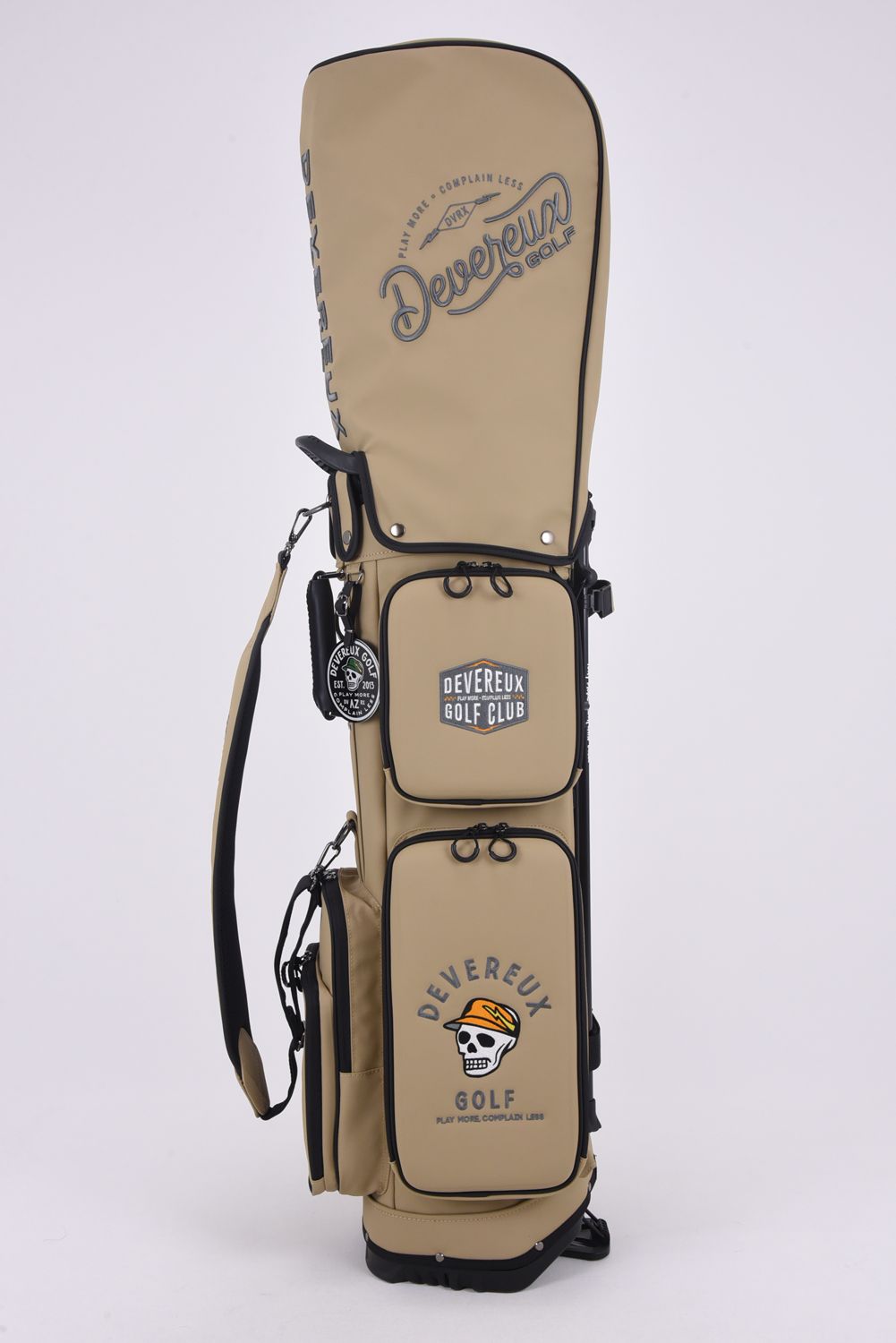 【26SS】【銀行振込・代金引換不可】【返品・交換不可】 DVG DEEP SIDE POCKET CADDIE BAG / ディープサイドポケット スタンドタイプ キャディバッグ (マッシュルーム)