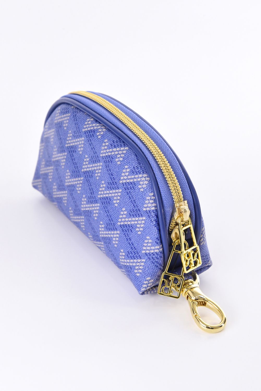 【プレゼント好適品】 KIWI PETIT (キウィ プチ)  / ブランド オリジナルテキスタイル プチ ポーチ (ドーンブルー)*