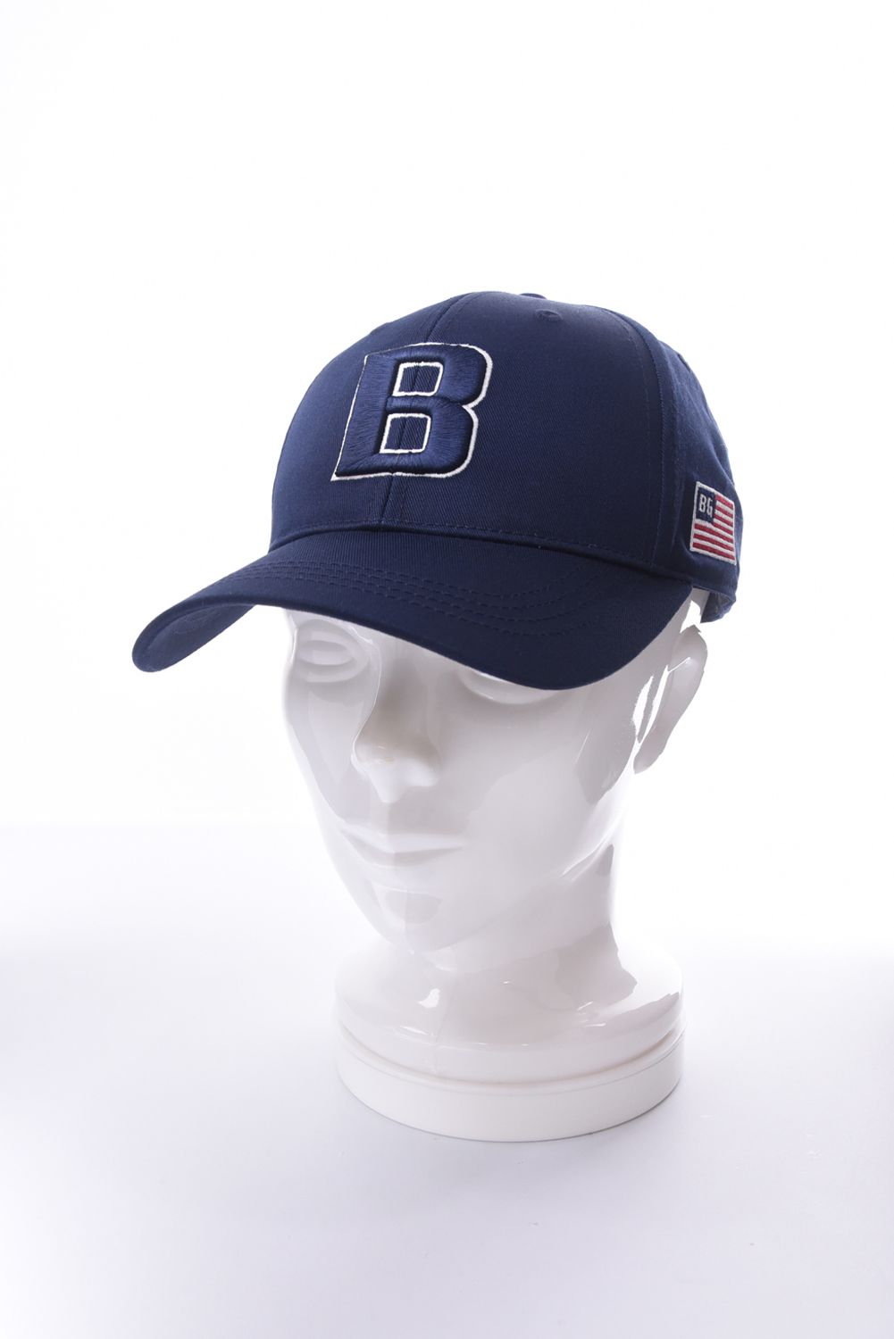 【26SS】 MEN’S INITIAL CAP / ブランドイニシャル刺繍 キャップ (ネイビー)