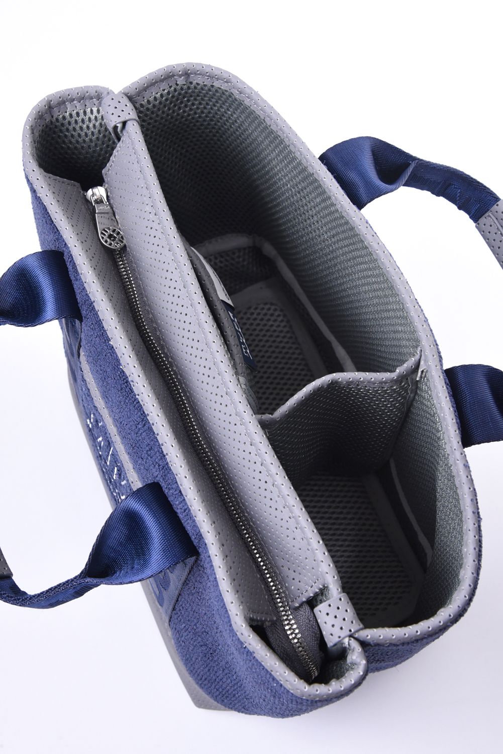【26SS】 PILE PARTITION TOTE BAG / パイル生地 パーテーショントートバッグ (ネイビー)
