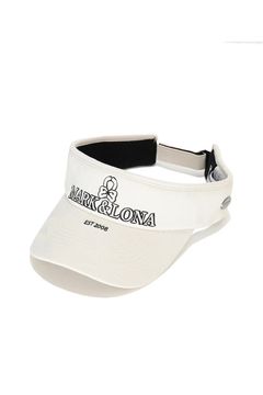 【26AW】 MERCURY CAMO STRETCH VISOR / シグネチャーカモ ブランドロゴ刺繍 ストレッチバイザー (オフホワイト)