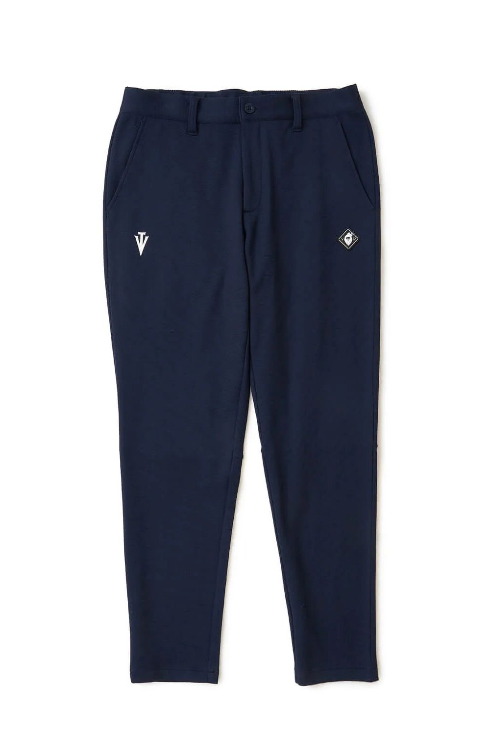 【26AW】 ARC TAG PANTS / シボ素材 テーパードシルエット ロングパンツ (ネイビー)