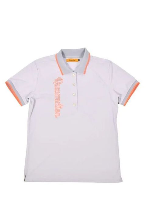 【26SS】【レディース】 NEON LOGO POLO SHIRT / ネオン ポロシャツ (グレー)*