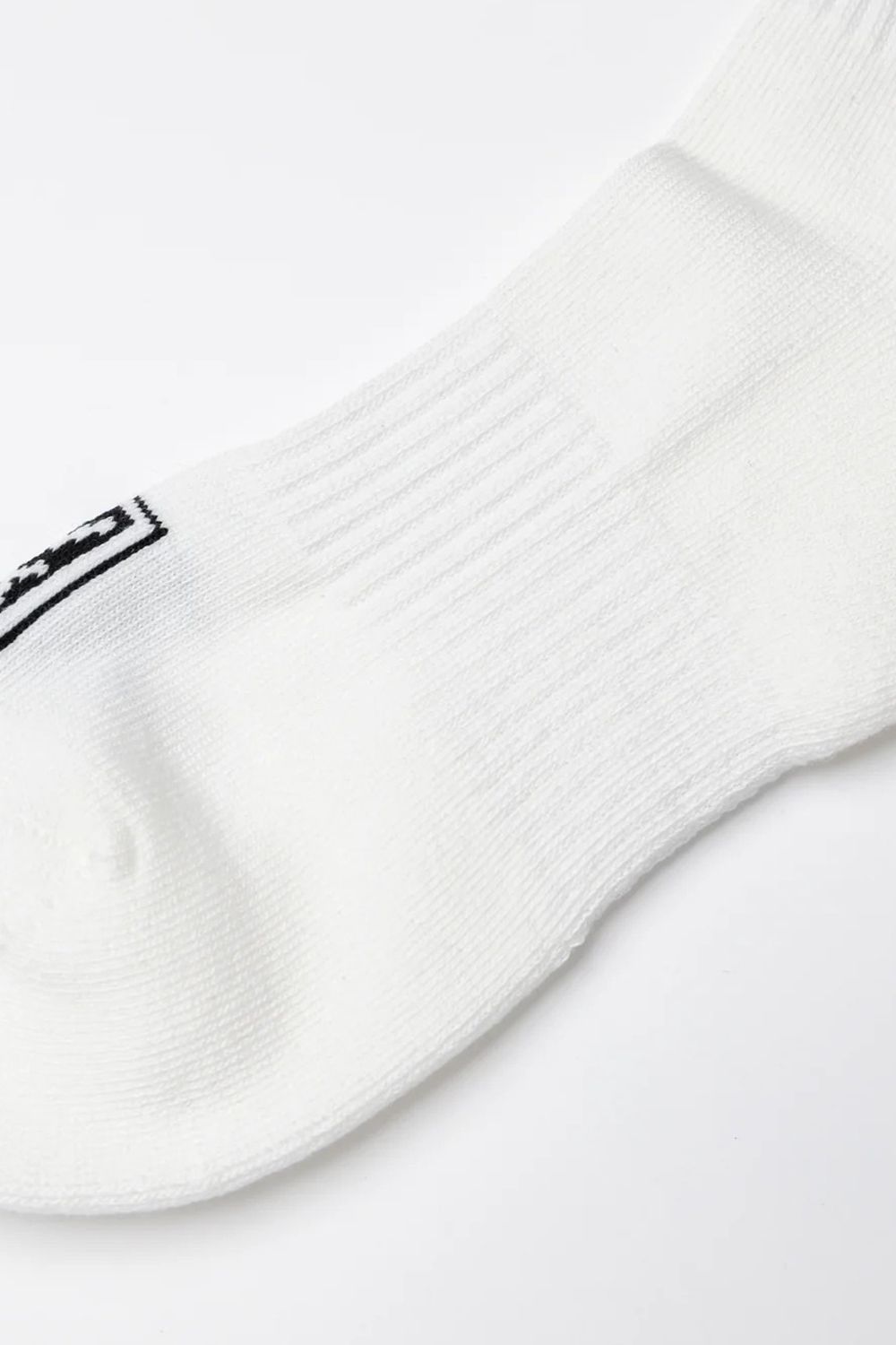 【26SS】【ユニセックス】 DVG SKULL CD SOCKS / スカルロゴ刺繡 ソックス (ホワイト)