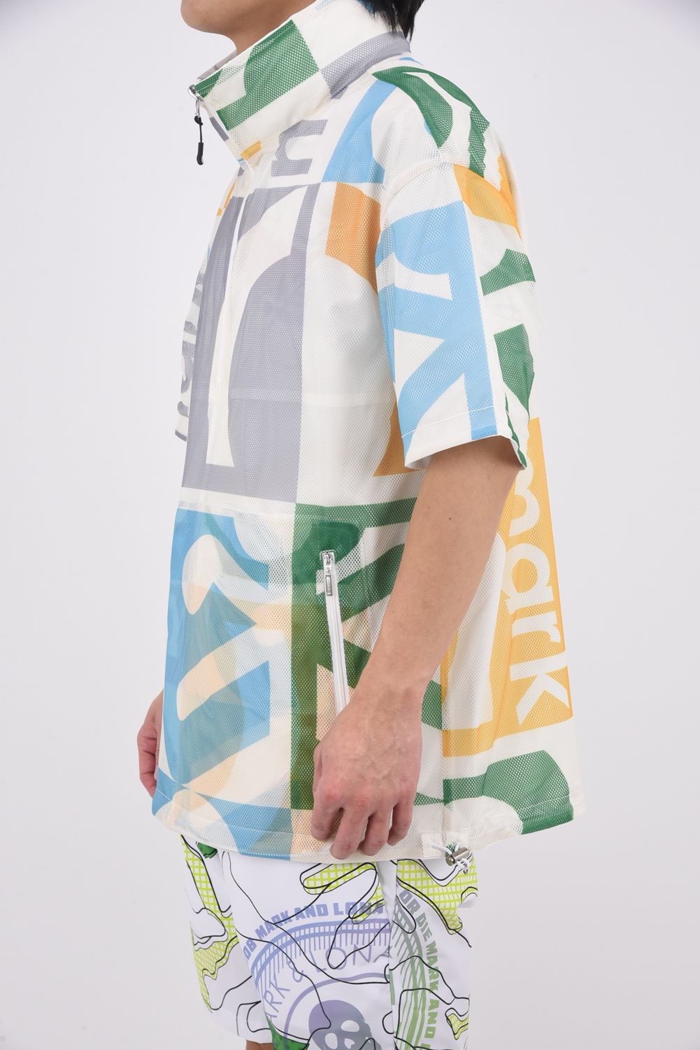 【2026SS 木村拓哉さん着用】 QUADRA AIR MESH 2-WAY PULLOVER / リバーシブル ショートスリーブプルオーバー (ホワイト)