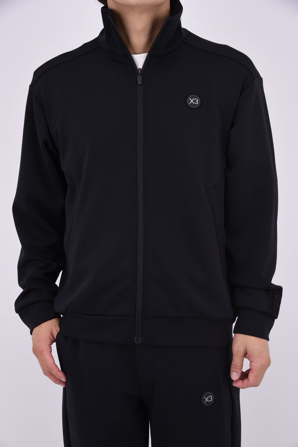 【26AW】 LIGHT PONCH FULLZIP TRACK JERSEY / 軽量ダンボールニット ジップアップ トラックジャージ (ブラック)