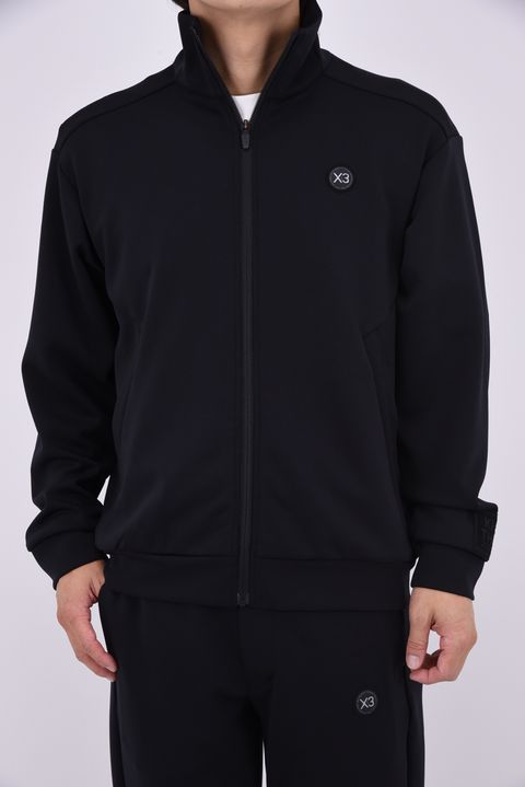 【26AW】 LIGHT PONCH FULLZIP TRACK JERSEY / 軽量ダンボールニット ジップアップ トラックジャージ (ブラック)