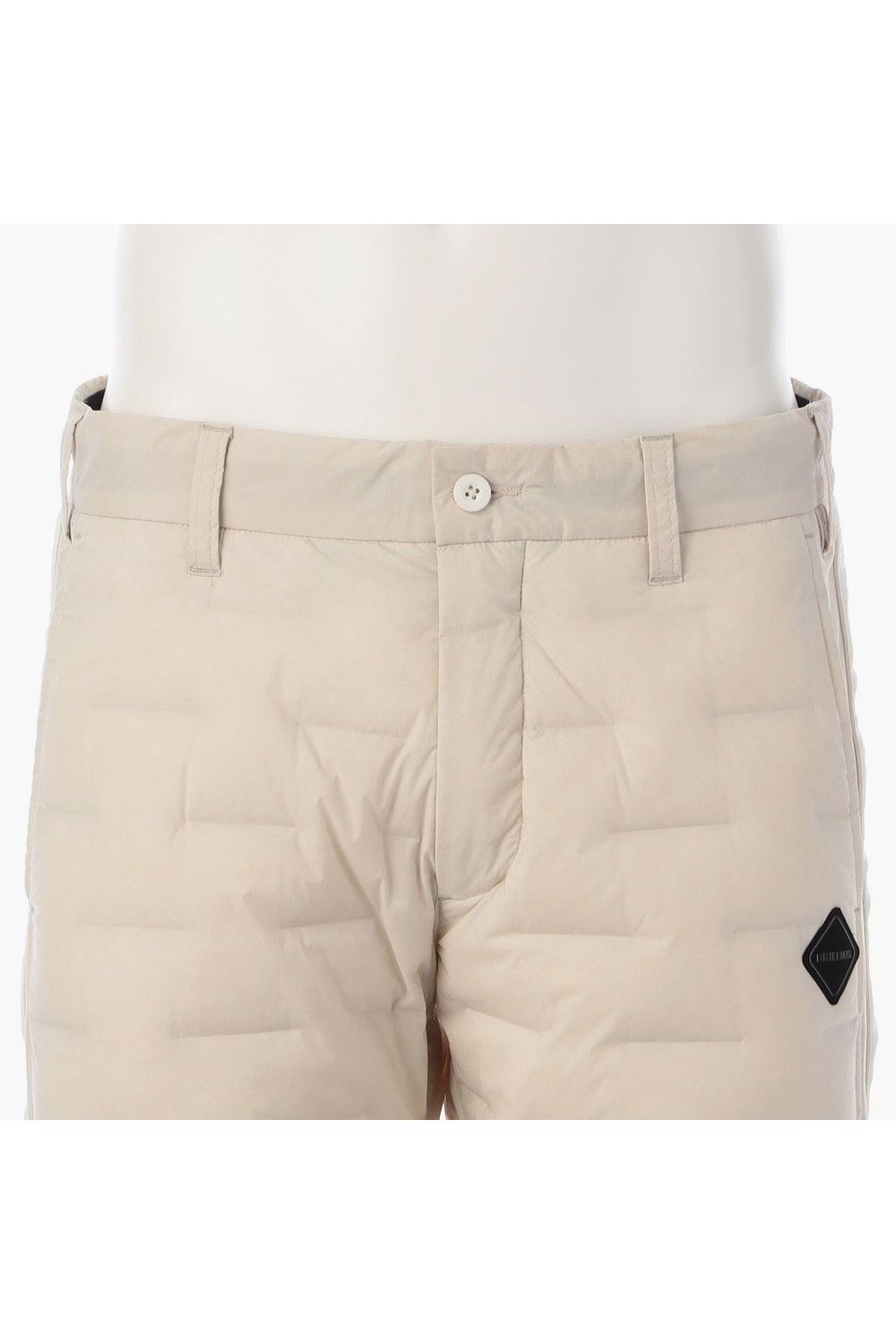 【25AW】 MEN'S HYBRID DOWN PANTS / ストレッチタフタ ダイヤモンドロゴ ハイブリッドダウンパンツ (ベージュ)