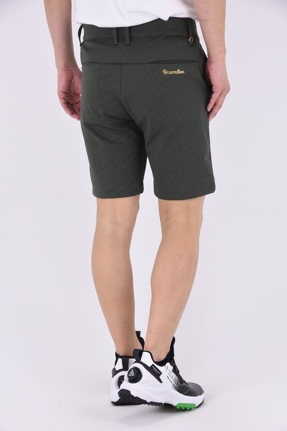 【25SS】 MENS GM JACQUARD SHORT PANTS / GMジャガード ショートパンツ (カーキ)