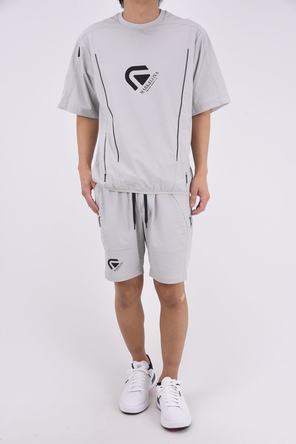 【26SS】【CODE COLLECTION】 DCST / ストレッチナイロン ショートパンツ (ライトグレー)