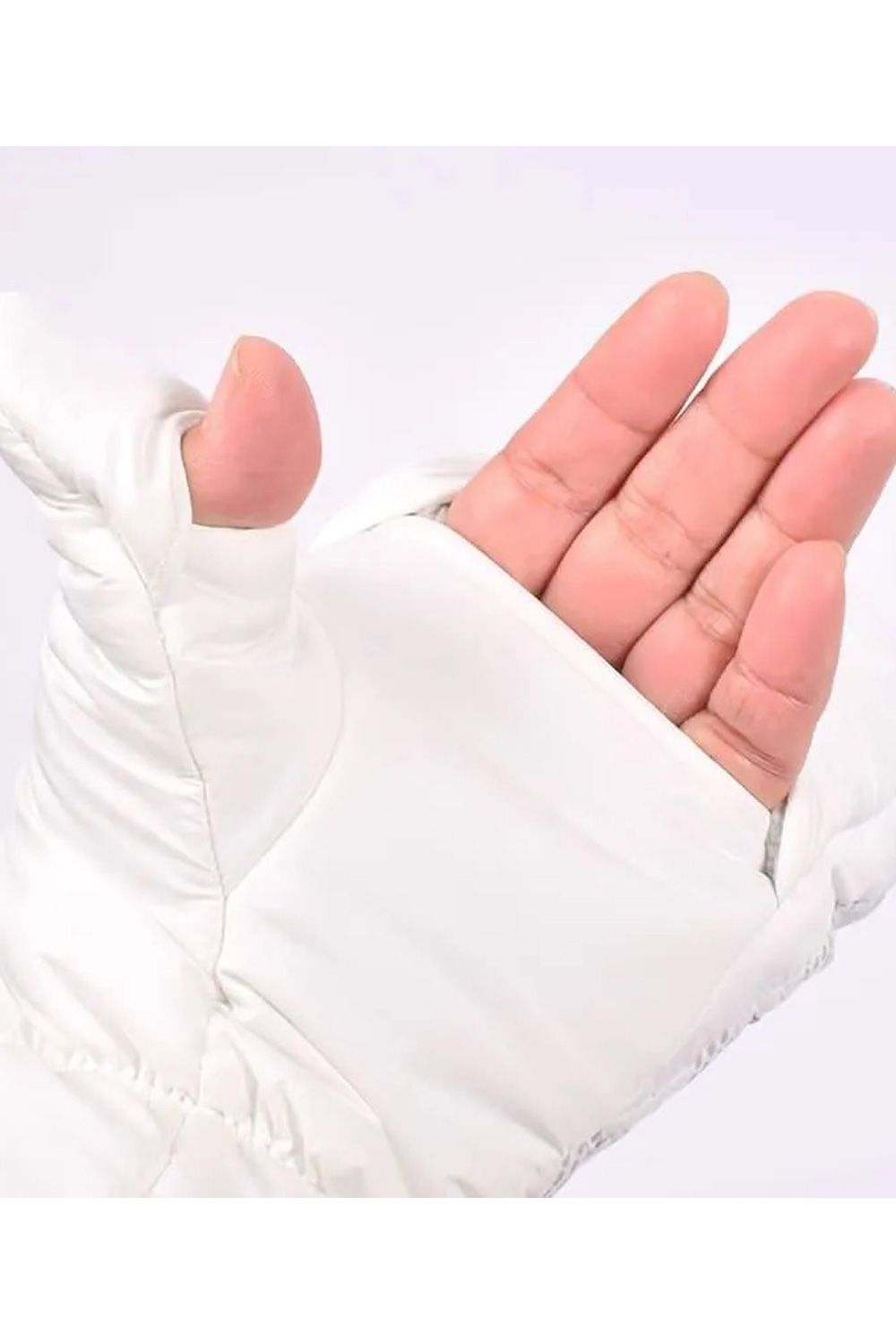 OPEN FINGER MITTENS / オープンフィンガー ミトン （ホワイト）