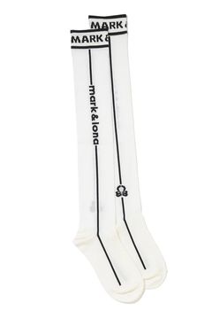 【26SS】【レディース】 ML SHEER OVER KNEE SOCKS / サイドライン シースルー ニーソックス (ホワイト)