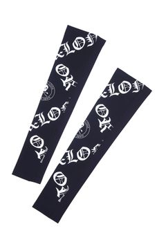 【26SS】【ユニセックス】 SOVEREIGN UV ARM SLEEVE / レターフォントロゴ アームカバー (ブラック)
