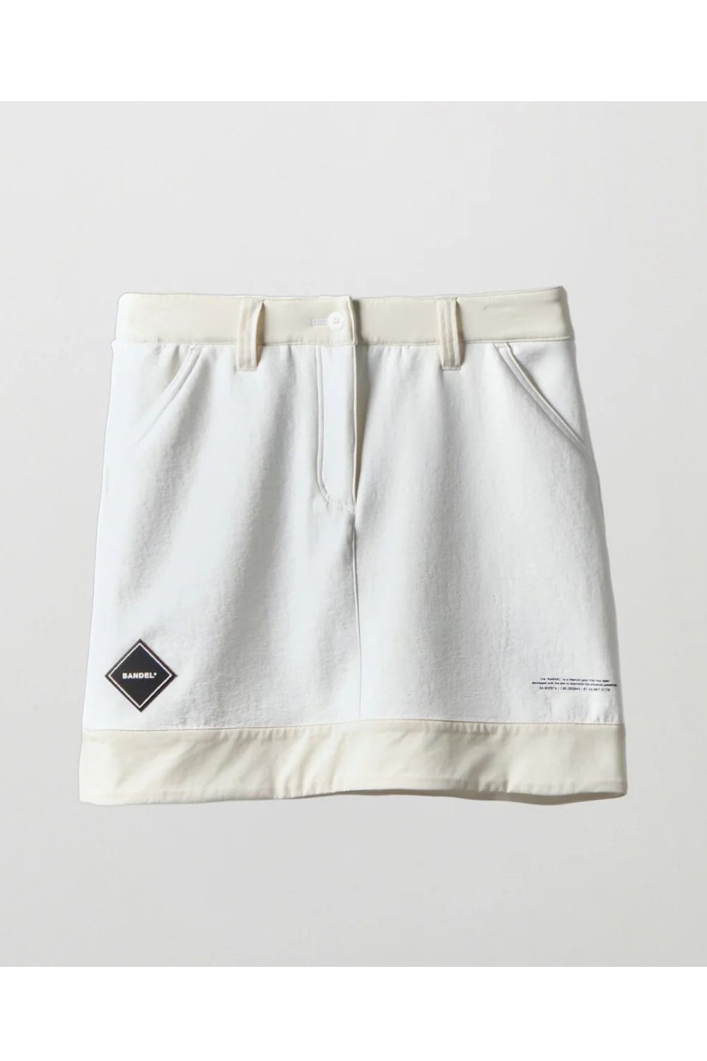 【26AW】 【レディース】 FLEECE COMBINATION SKIRT / フリース コンビネーション スカート (ホワイト)