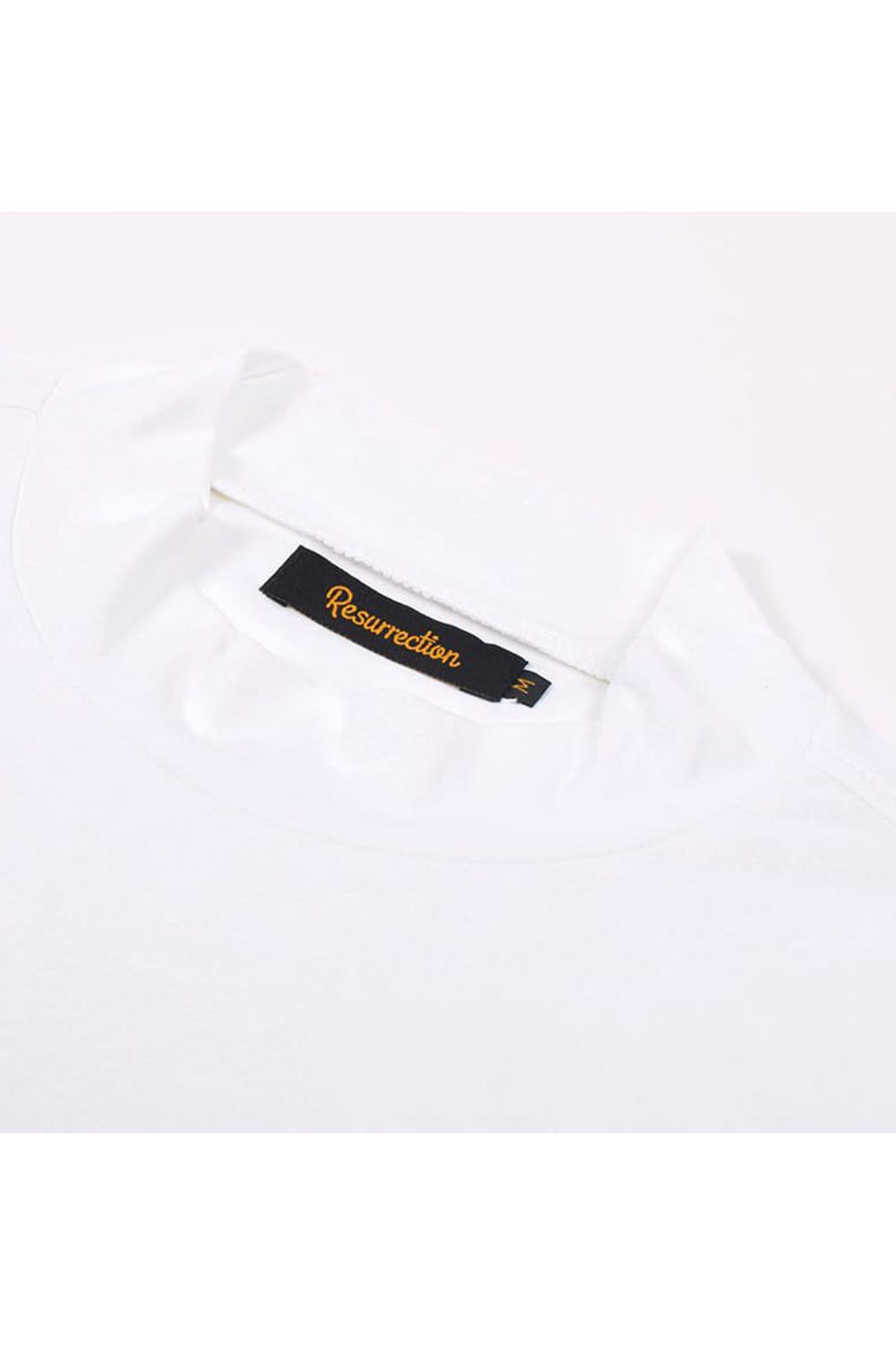 【25SS】MENS GM EMBOSS MOCK NECK / オリジナルテキスタイル モックネックTシャツ (ホワイト)