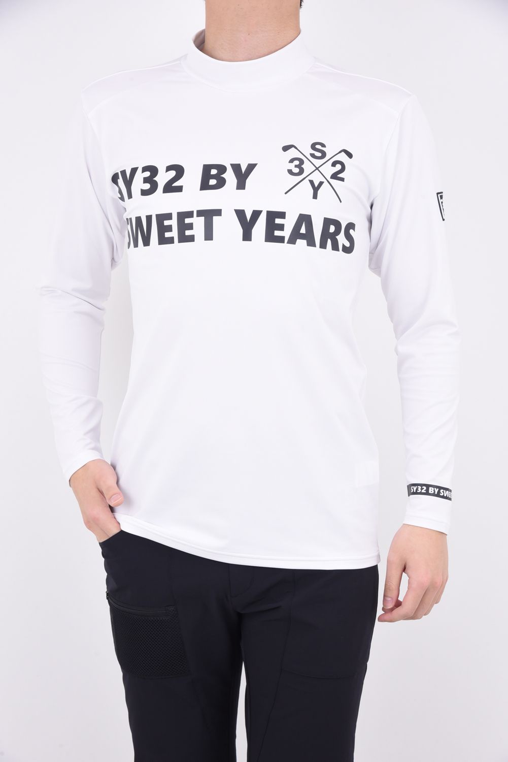 SY32 by SWEET YEARS GOLF - REGULAR MOCK NECK LONGSLEEVE SHIRTS