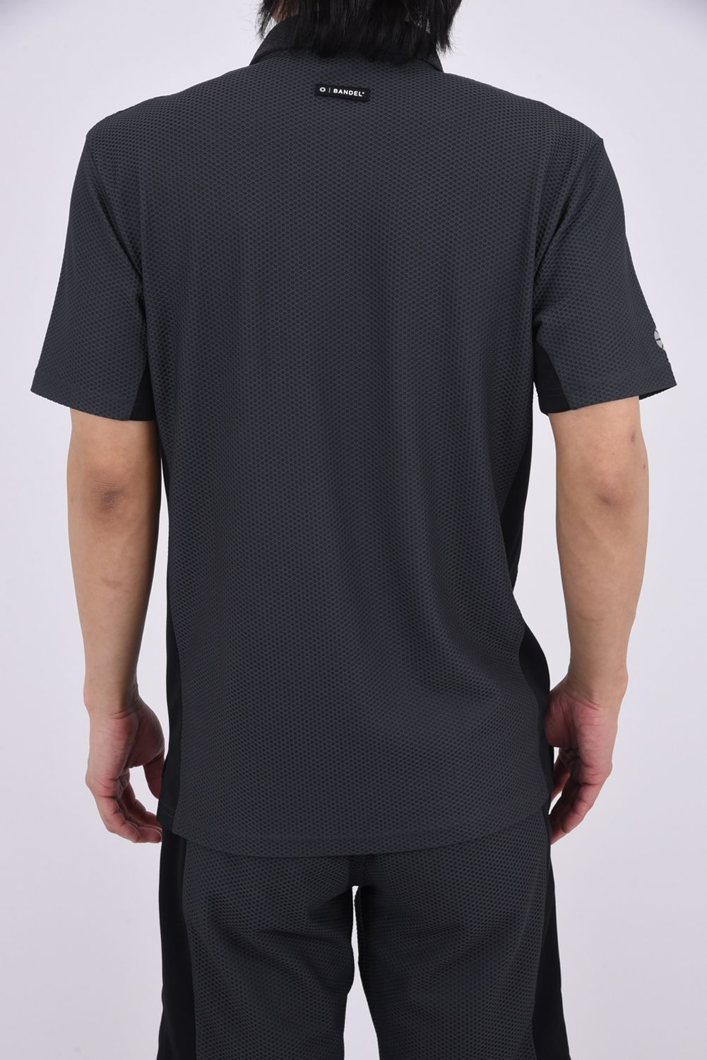 【26SS】 DRY WAFFLE SWITCH POLO / ドライワッフルスウィッチポロシャツ (チャコールグレー)