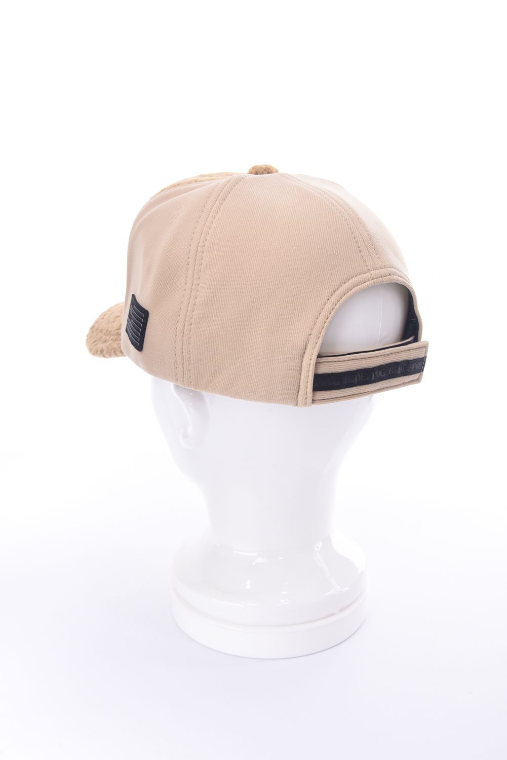 MEN’S WOOL BOA CAP / ウール混 ダイヤモンドロゴ ボアキャップ (ベージュ)