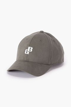 【26AW】 MEN’S SUEDE SMALL BG LOGO CAP / スウェード素材 スモールBGロゴ キャップ (グレー)
