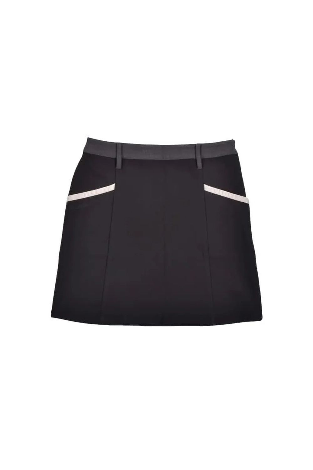 【26AW】【レディース】 SLASH POCKET SKIRT / スラッシュポケット スカート (ブラック)*