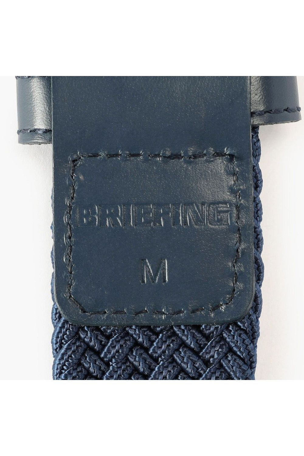 【26SS】 MS SQUARE BUCKLE MESH BELT / スクエアバックル メッシュベルト (ネイビー)