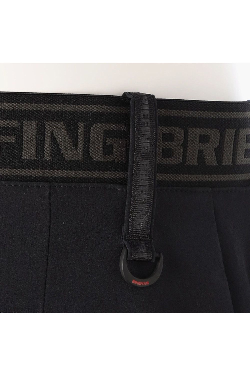 【26SS】 MEN’S COOLCORE LOGO ELASTIC SHORT PANTS / クールコア ウエストゴムベルト ショートパンツ (ブラック)