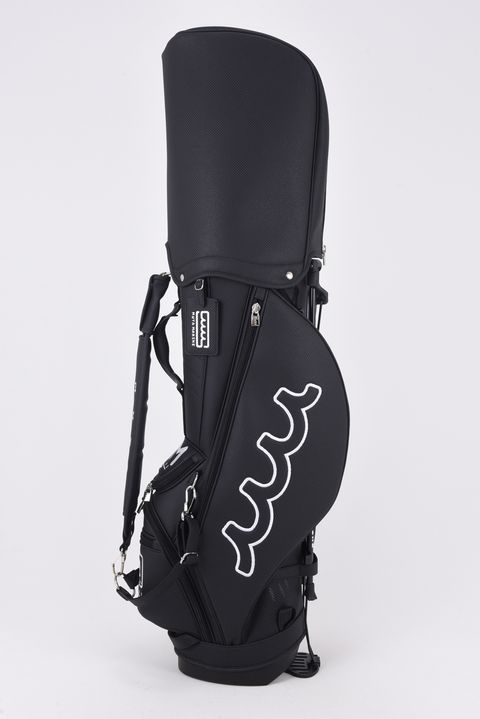 【銀行振込・代金引換不可】【返品・交換不可】 CONTINUA PUNCHING ETHICAL LEATHER ANCHOR CADDY BAG  / パンチングエシカルレザー アンカー キャディバッグ (ブラック)