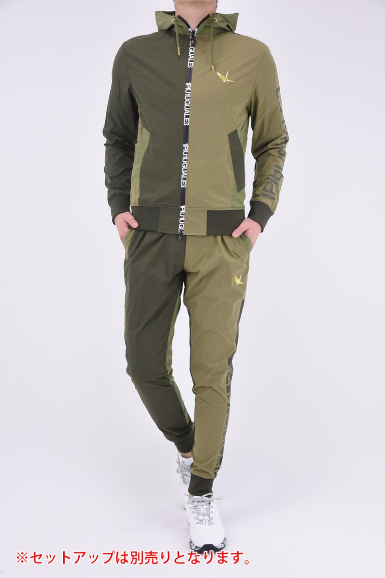 1PIU1UGUALE3 GOLF - CRAZY WIND BREAKER HOODIE / 4WAYストレッチ 