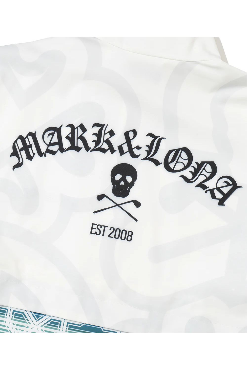 【26SS】 IMPERIAL VENT TECH JACKET / ジオメトリックパターン ショートスリーブ スタンドカラージャケット (ホワイト)