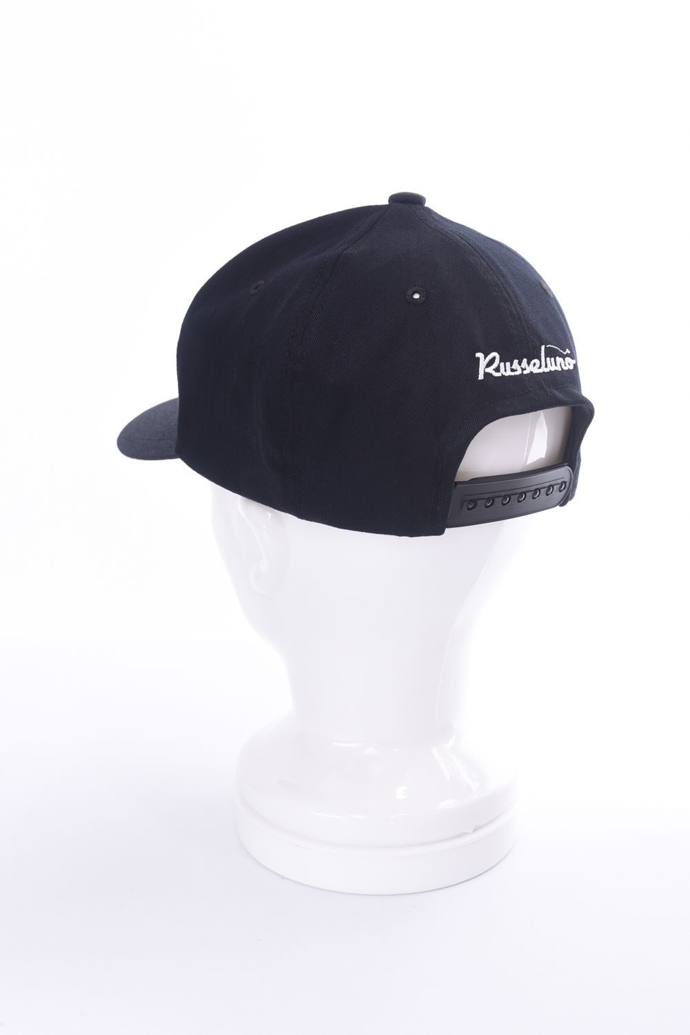 EIGHT BALL CAP / エイトボールグラフィック刺繍 ベースボールキャップ (ブラック)