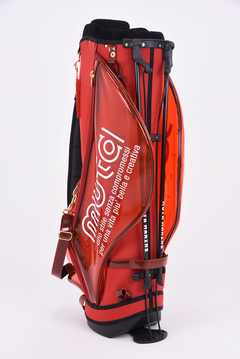 【銀行振込・代金引換不可】【返品・交換不可】 CADDY BAG / ネオプレン＆PVCキャディバッグ (レッド)